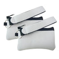 Ready to Ship Promotion Gifts White Blank Neoprene Mini Small Bag Sublimation Blanks Card Pouch with Keychain Strap RTS
