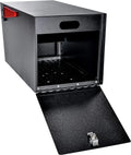 Locking Post-Mount Modern Mailbox Mail Manager Outdoor Large Capacity Package Parcel Drop Box
