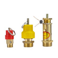Snway Pneumatic 8kg 1/4 Exhaust Pressure Safety Relief Valve Red/Yellow Hats Unloading Gas 2 Points Air Dafeng 1 Year General