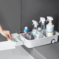 Wheel Slide Under Sink Storage Rack Kitchen Organizer Drawer Multipurpose Rack Cabinet Holder Racks Bathroom Organizer