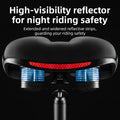ROCKBROS Bicycle Seat Cushion Mountain Road Bike Saddle Shockproof Pu Leather Soft Bicycle Saddle Seat Comfort for Bike