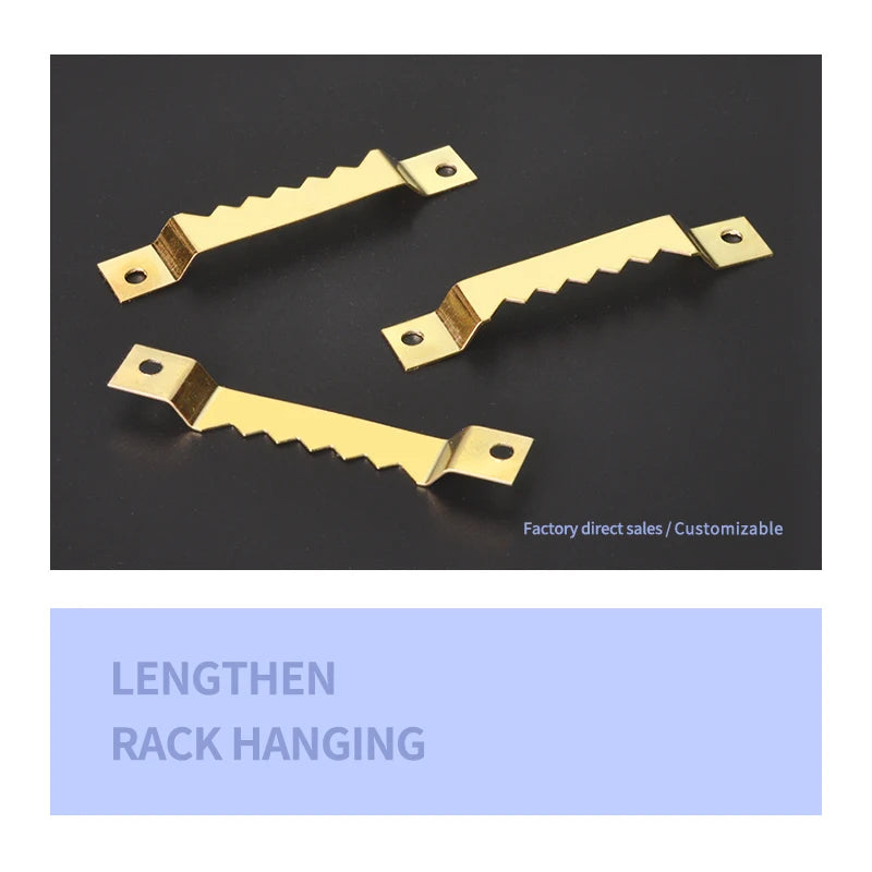 X0909 TS-K067 Big Size Picture Frame Hanger 400PCS Sawtooh Mirror Hanging Hook with Screw Frame Accessories