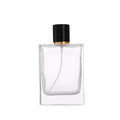 Wholesale 100ml Flat Square Perfume Spray Glass Bottle Perfume Reed Diffuser Bottle