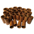 24 Pcs Carbonized Boiled Bamboo Acupuncture Body Points Massage Fire Jar Vacuum Cupping Non-glass Cups Suction Weight Loss