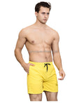 KY Bermuda Shorts for Men Summer Quick Dry Loose Beach Shorts Quarter Pants Swimming Trunks