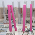 13878 Plastic Candle Mold Pillar Candle Wedding Carved Candle Mold Diameter:1.0 InchHeight:10.2 Inch