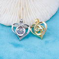 C030125 Sterling Silver Freshwater Pearl Cage Pendant Necklace Jewelry Locket for Pearl Party