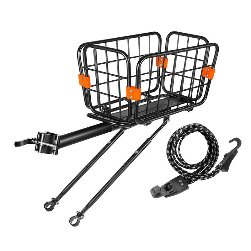 Bike Rack Rear Rack Cart Basket Mountain Bike Back Seat With Basket Ride Aluminum Alloy Rack Line Equipment