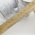 China Manufacturer Tape Wholesale Plastic Snap Button Tape Cotton Tape Press Snap Button on the Strip Sew on the Garments