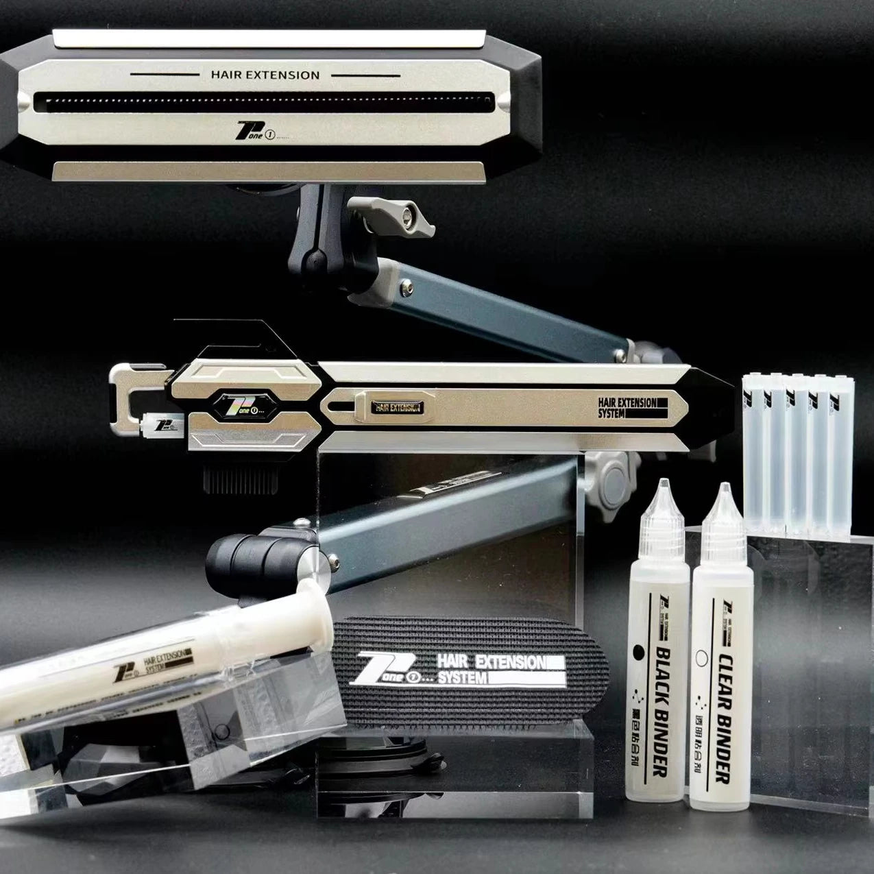 New Tech Comb Line Machine for Human Hair Extension Kit No-trace Hair Extensions Tool