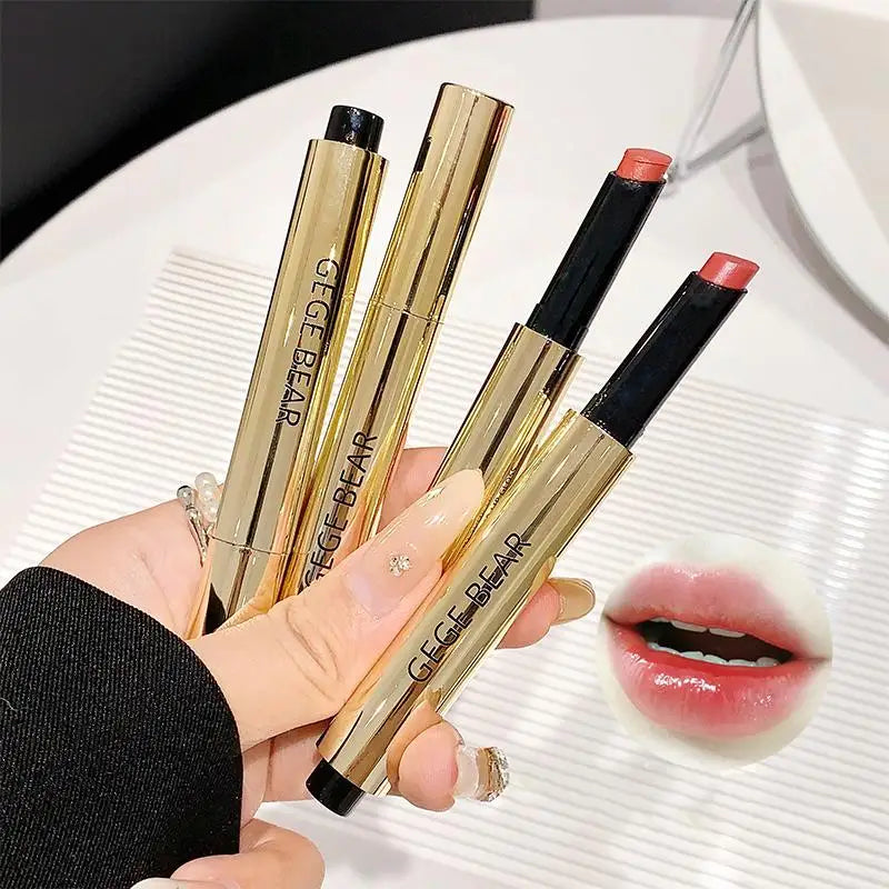 Private Label Long-Lasting Lipstick High Color Waterproof Moisturizing Lip Gloss Creamy Silky Lip Balm