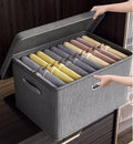 Popular Foldable Office Fabric Storage Boxes with Handle Storage Containers Wardrobe Organizer Baskets Storage Boxes & Bins