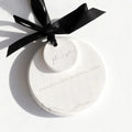 Logo Wholesale Customized Ceramic Aroma Diffuser Hanging Fragrance Air Freshener Home Car Wardrobe Essential Oil Stone