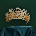 Baroque Bridal Crown Tiara Rhinestone Hair Accessories Princess Crown Wedding Dress Accessories for Party
