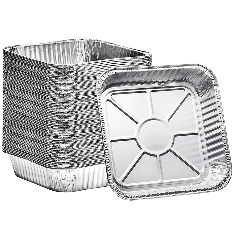 Aluminum Pans 8x8 Disposable Foil Pans 8 Inch Square Pans Tin Foil Pans Great for Cooking