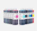 Ocbestjet 1000ML/Bottle 12 Colors PFI 701 703 Dye Ink for Canon IPF 8000 9000 Inkjet Printers