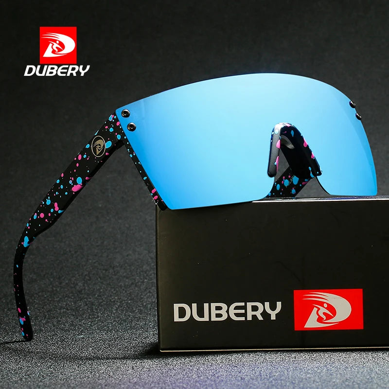 DUBERY Designer Viper  Sunglasses 2025 for Men and Woven PC Oversized Men Polarized Sunglasses D809 Gafas De Sol Polarizadas