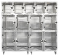USMILEPET Wholesale Price Customized Size Boarding Cage for Pet Grooming Salon Stainless Steel Pet Hotel Cage