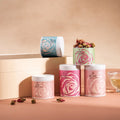 Tianhui Mini Round White Tea Tin Cans for Bulk Tea Leaves Rose Tea Gift Packaging Set