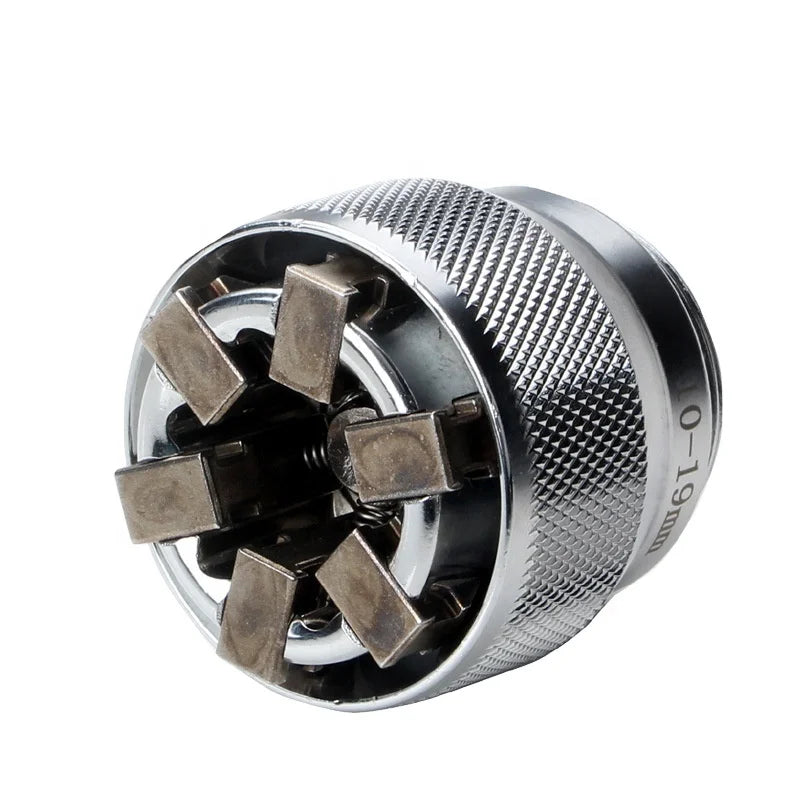 Factory Hot Sale Price  Bidirectional Adjustable 10-19mm Ratchet Head Socket Adapter Set Ratchet Socket Wrench