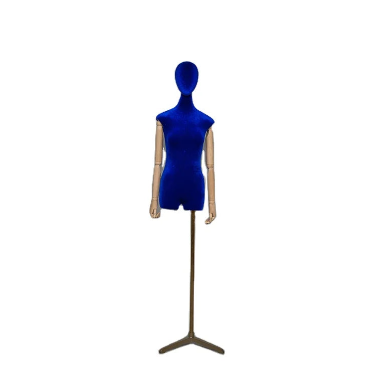 Wooden Half Body Mannequin with Arm Detail for Clothing Store Display or Wedding Dress Window Mannequins Product Category
