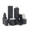 Custom 30g 50g 30ml 50ml 120ml Matte Black Glass Cosmetic Jar/pump Spray Bottle