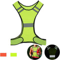 Adjustable Strap & Breathable Holes Reflective Night Running Hi-Vis Polyester Unisex Vest