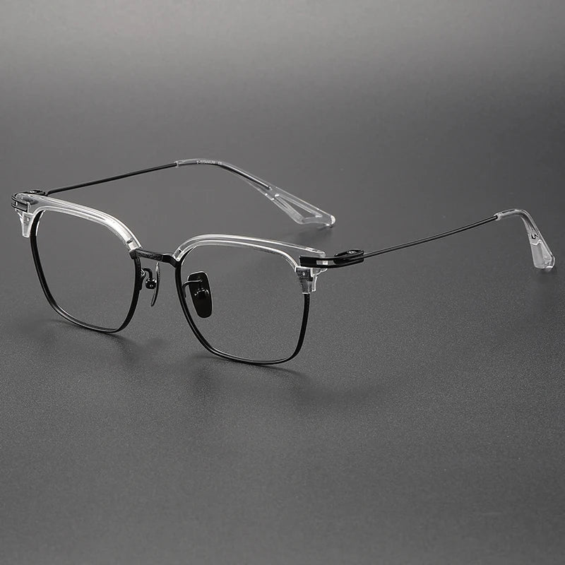 Anti Blue Light Blocking Glasses New Designer Square Optical Eye Glasses Women Men Acetate Spects Oversized Eyeglasses Frames