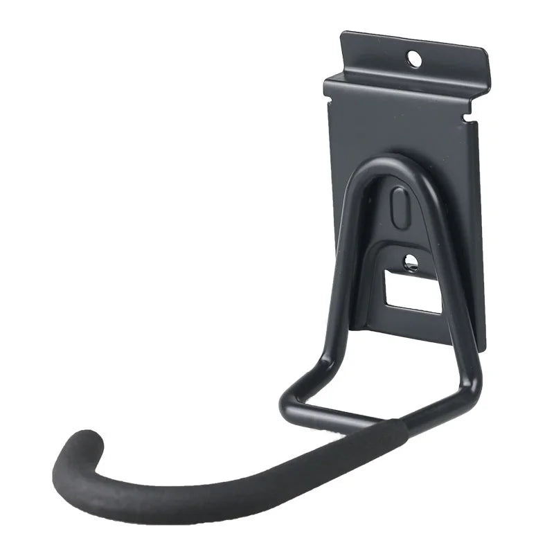 Iron Heavy Duty Garage Wall-Mounted Vertical Bike Rack & Hanger for Bicycle 15kg Load Capacity Powder Coated Easy Hang/Detach