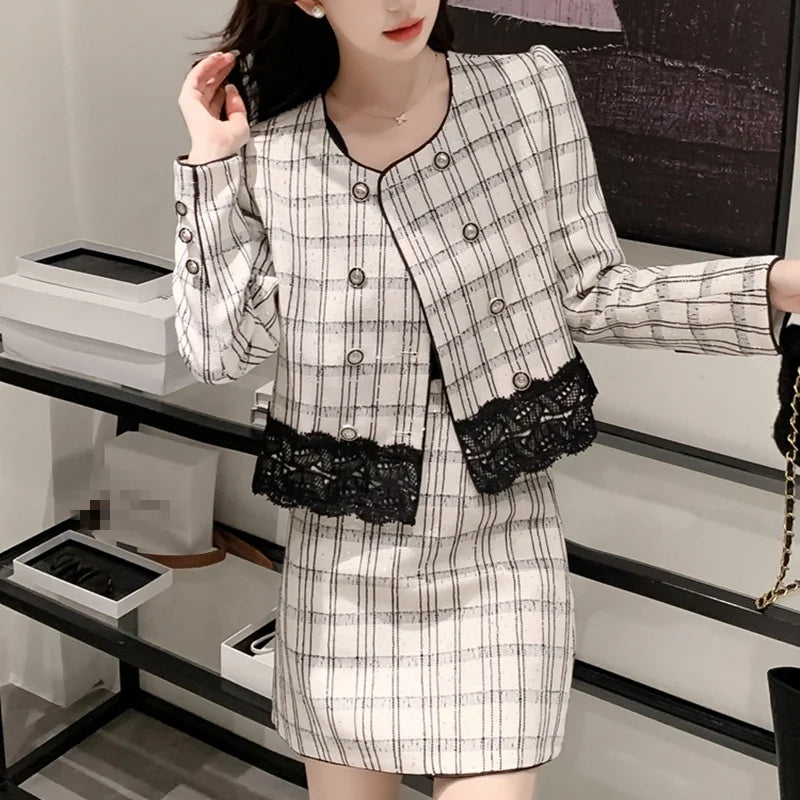 Women's Autumn Solid Short Tops & Ankle-Length Bottoms Two Piece Shorts Set Eco-Friendly Spandex/Polyester