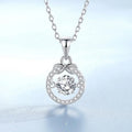 Infinity Symbol Spiritual Moissanite Sterling Silver S925 Niche Design Light Luxury Model Ins Zircon Necklace