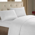 Wholesale Polyester Bedding Set and Twin Full Queen king Size Stripe Bed Sheets