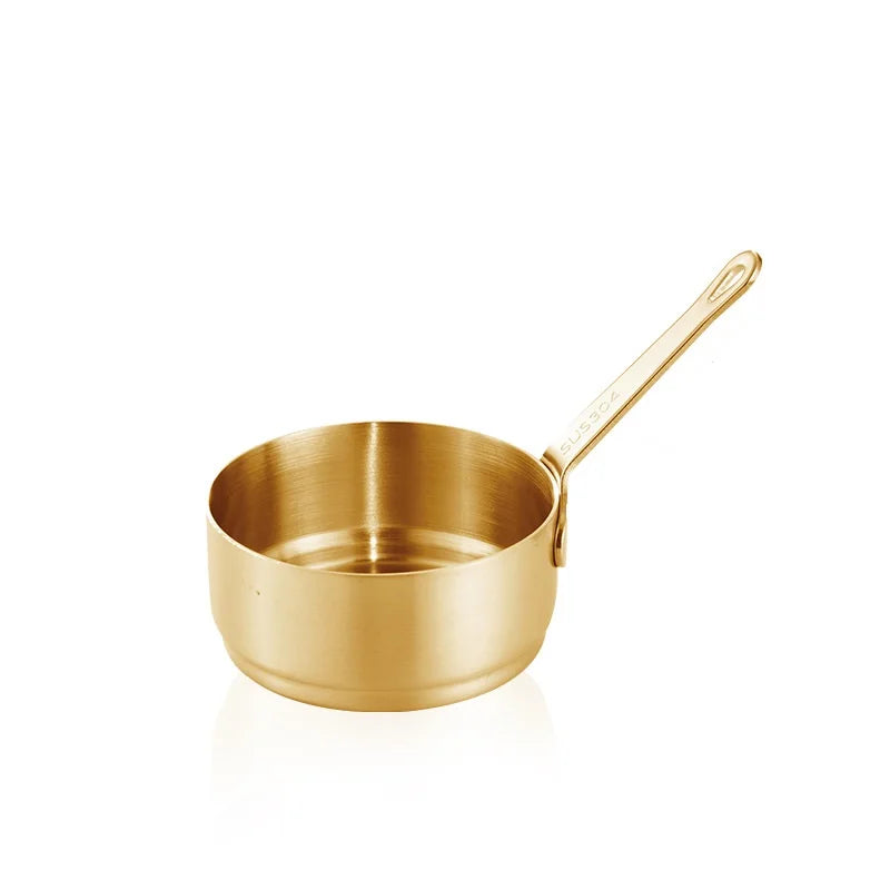 60ml Stainless Steel Sauce Cup Handle Steak Black Pepper Cheese Ketchup Kebab BBQ Seasonings-Eco-Friendly Classic Custom Logo