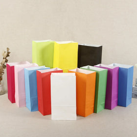 Brand New Environmental Protection Recyclable Promotion Square Kraft Paper Shipping Bag