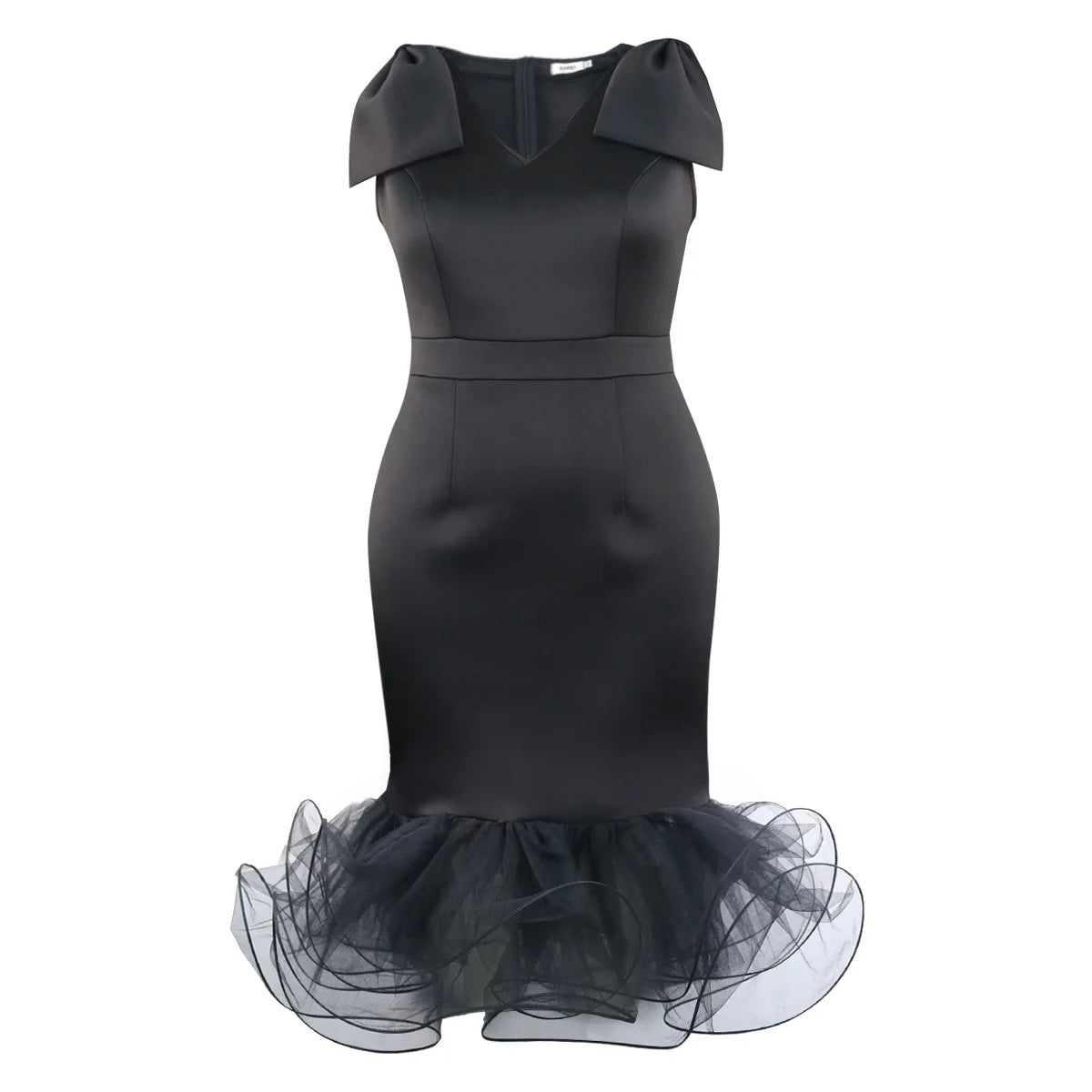 Guangzhou Auyan Sleeveless Bow Dress Designer Gauze Dress Bridesmaid Dress Long
