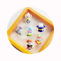 100Pcs Resin Kawaii Circus Elephant Clown Seal Flatback Figurine Scrapbook DIY Party Hairpin Embellishments Craft Accessories