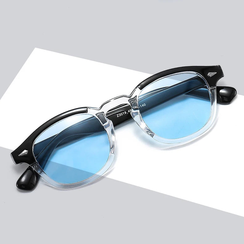 2025 Fashion Sunglasses Women Sunshade Photo Taking INS Style Eye Glasses Multi Color Lenses Oval Frame Y2K Sunglasses Men