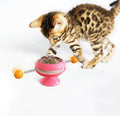 Motion-activated Pet Windmill Interactive Toys Gyro Turntable Cat Toy With Catnip Balls Catnip Toys for Cat
