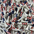 Wholesale Direct Colorful Custom Logo Golf Tees | Bamboo & Wooden Mix | Different Designs in Display Box