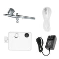 US Mini Airbrush for Multi-Purpose Use White Cake Decorating Compressor Machine Gravity Feed Nail Kit Art Painting Spray-OEM