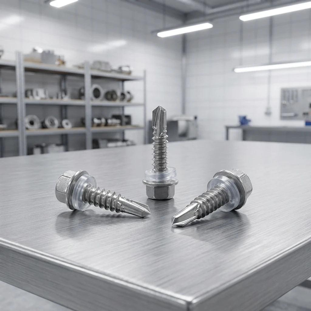 Hot Sale Hex Head Self-tapping Screw With EPDM Washer Plenty Stock of Stainless Steel Screw and Solar Screw for Roof Solar Panel