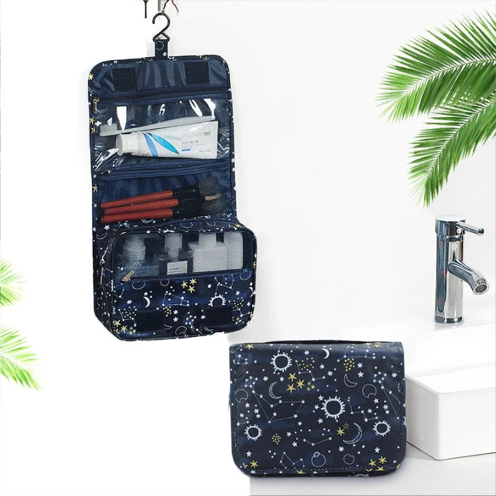 Portable Foldable Toiletry Bag Swimming Fitness Storage Bag Waterproof Travel Makeup Bag