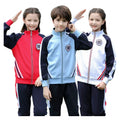 OEM ODM Unisex Children Winter Sports Clothing Set Vest Student School Uniform Tracksuit Primary School Uniform Cotton 100%