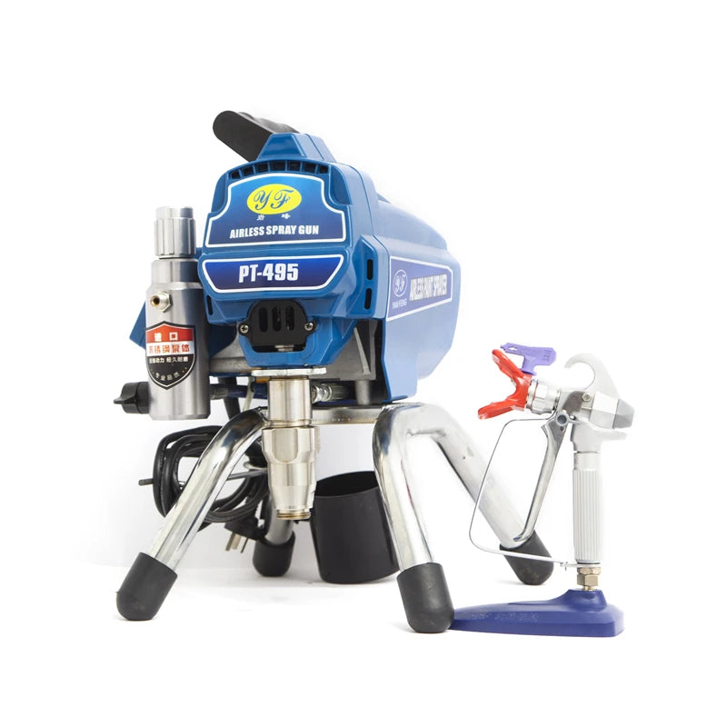 Yanfeng 495 Professional Airless Paint Sprayer 110V and 240V Universal Voltage  3300psi High Pressure Electric Spraying Machine