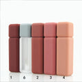 Hot Sale Lipstick Tube Packaging Plastic Matte pink Red Frosted Color Liptint 5ml Empty Lipgloss Tubes square