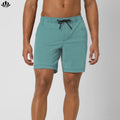 New Design Men's Causal Elastic Waistband Quick Dry Sports Gym Swim Shorts