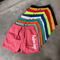 Custom Designer Men's Bathing Shorts Breathable Double Layer Jogging Mesh Shorts With Phone Pocket Size XS Made of 100% Nylon