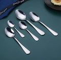 Wholesale Restaurant Cutlery Flatware Dinner Table Spoon Stainless Steel Dessert Coffee Tea Spoon Set