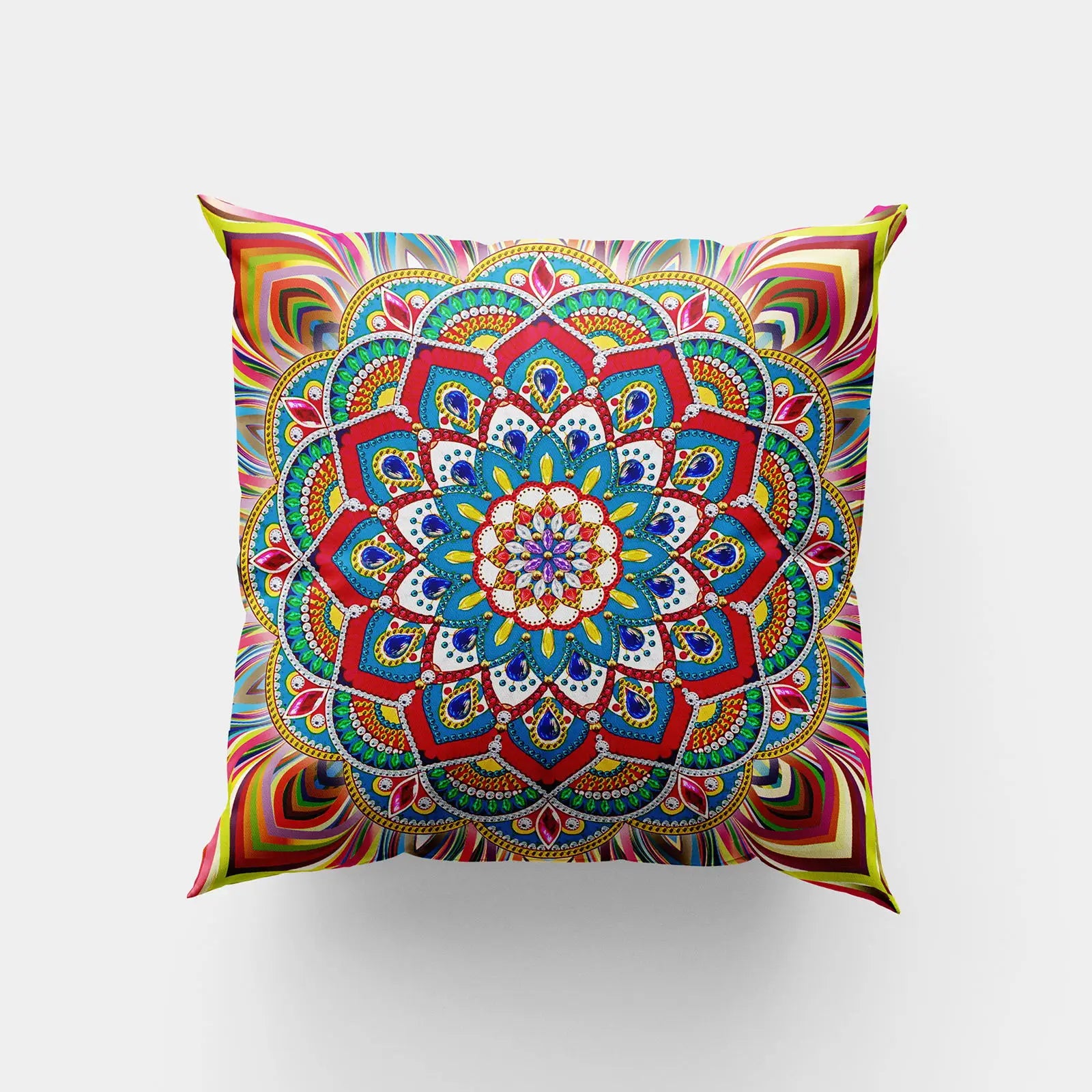 Christmas 5d Diamond Painting Pillow Case Diy Special-shaped Diamond Embroidery Home Sofa Decorative Crafts Wreath