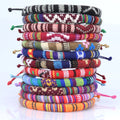 Cross-border Hot Sale Bohemian Ethnic Style Hand Weaving Bracelet Colorful Surfing Carrying Strap Friendship Bracelet